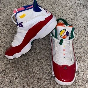 Jordan 91, 92, 93 - 6 rings. Lightly worn